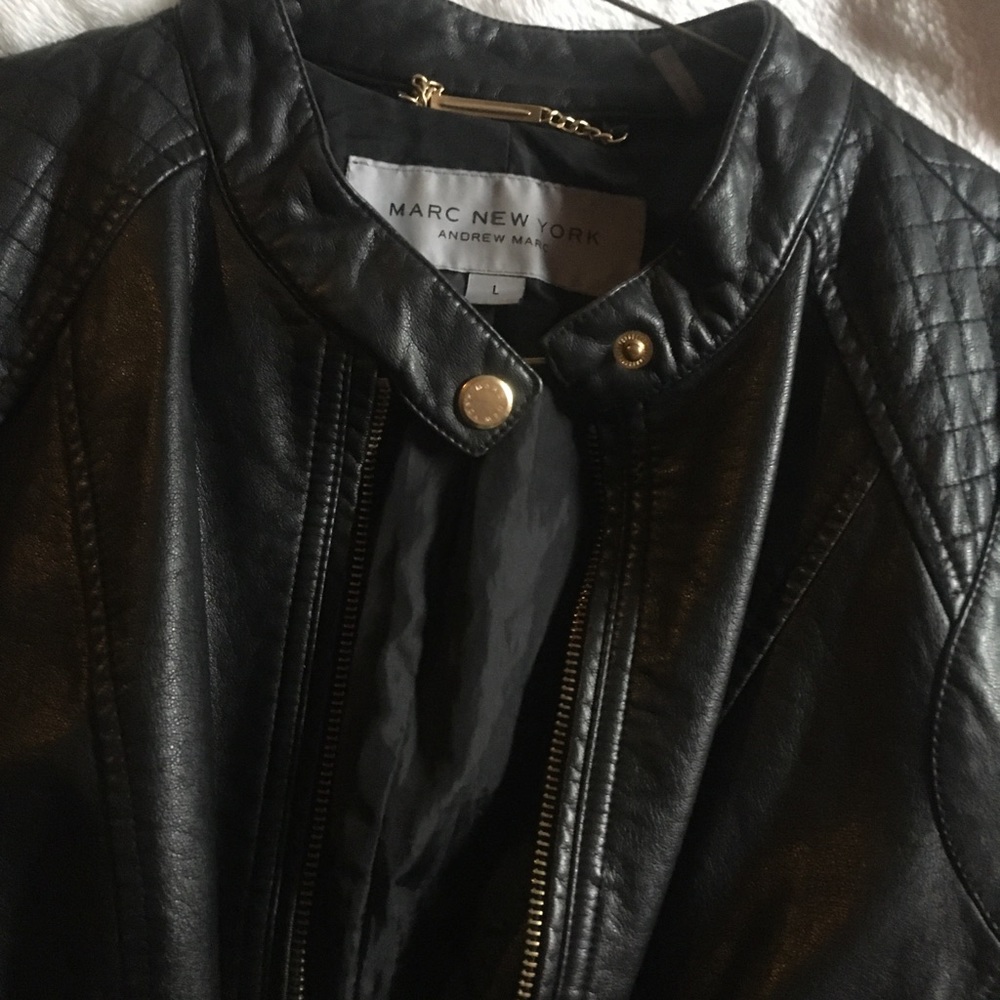 Large Leather Jacket By Mark Jacobs - image 2